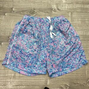 Chubbies Shorts Mens M Blue Camouflage Microfiber Lined Drawstring Pockets